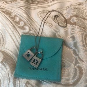 Tiffany X O pendant necklace